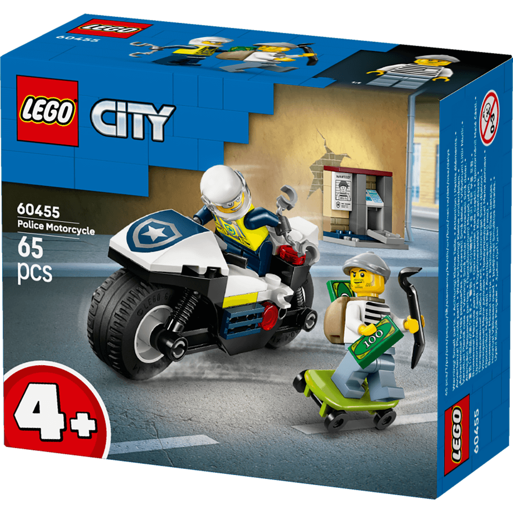 LEGO® City Police Motorcycle Chase 60455